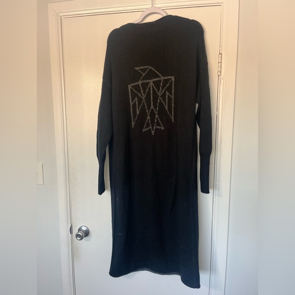 NWT All Things Golden the signature cardigan duster black - Picture 8 of 10
